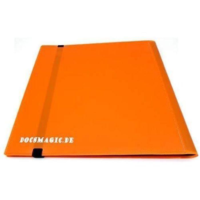 Docsmagic.De Pro-Player 24-Pocket Playset Album Orange - 480 Card Binder - MTG - PKM - YGO - Classeur Pour Jeu De Cartes