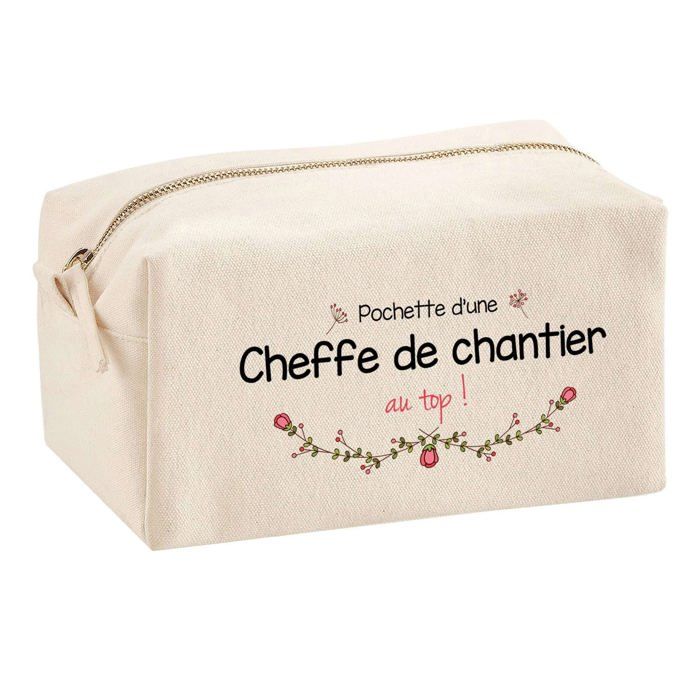 Multifunction Pouch - PLANETEE - Site Manager At the Top (personalized) - Cotton - HD Print - Zipped