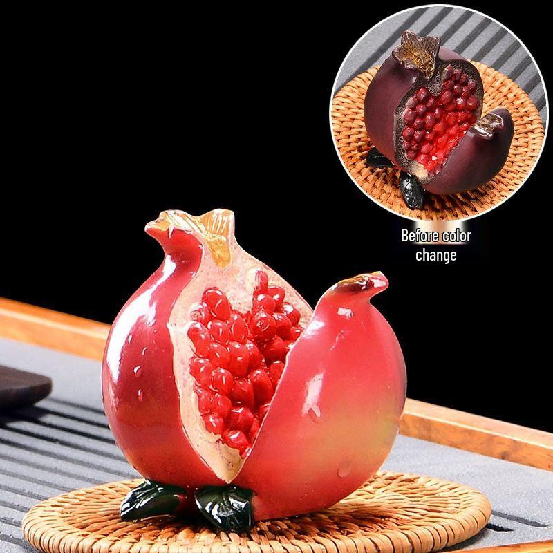 Ozdoba čajového mazlíčka z pryskyřice měnící barvu