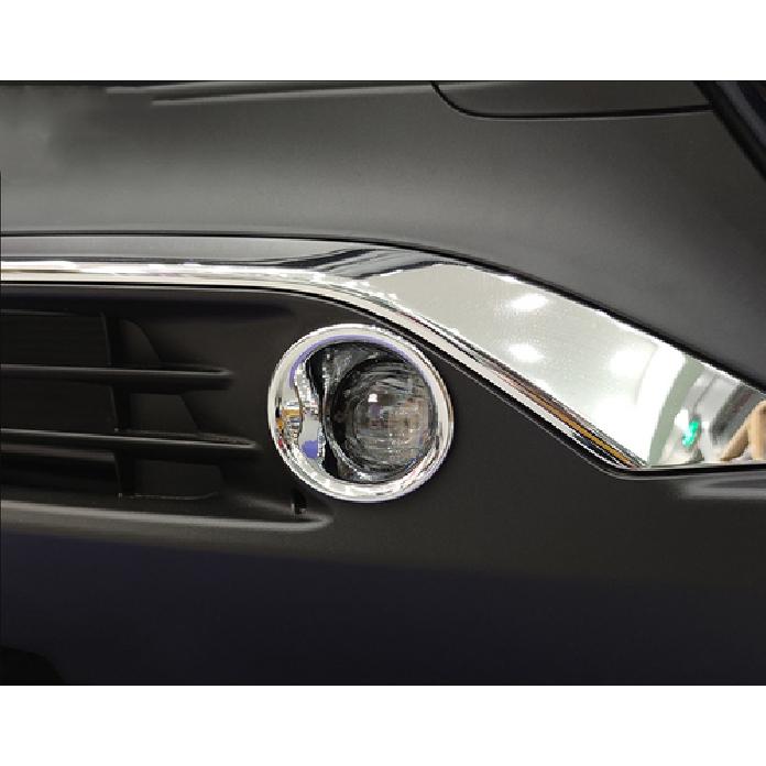 Chrome Front Fog Light Lamp Cover Trim for Toyota Venza Accessories