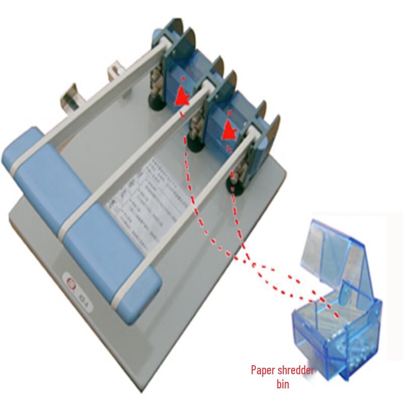 Three-Hole Archive Punching and Binding Machine CN Plug (adapter Included)
