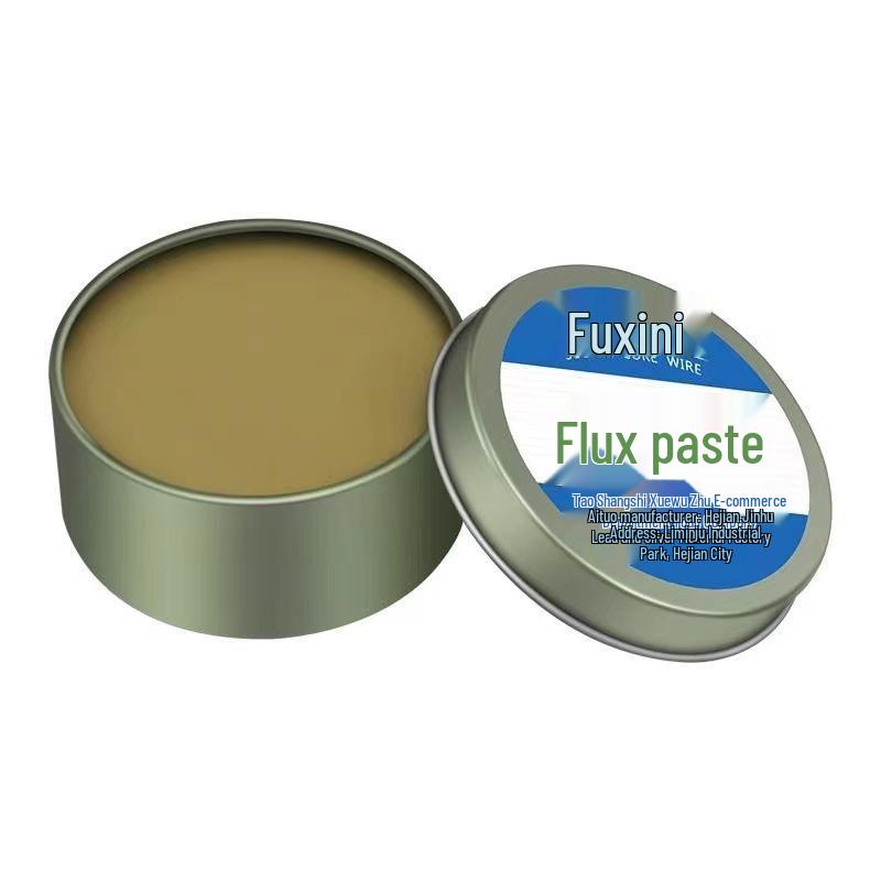 Solder Paste with Rosin Flux, Easy Tinning, Acid and Halogen-Free, No-Clean Formula