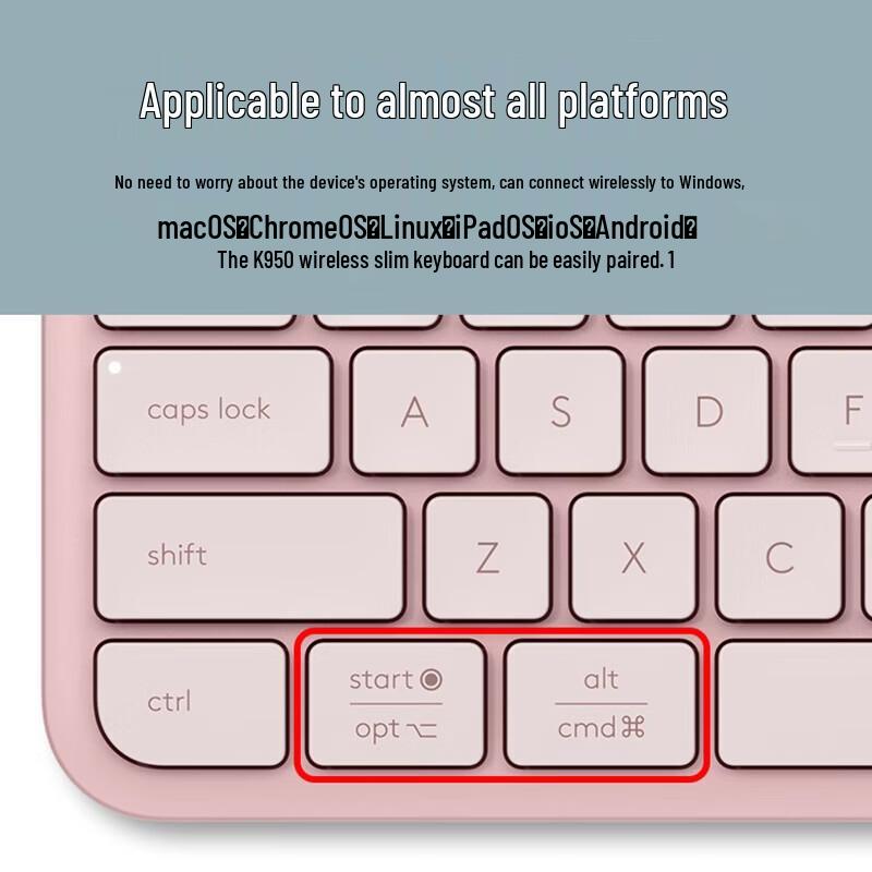 Logitech G K950 Dual-Mode Wireless Bluetooth Membrane Keyboard