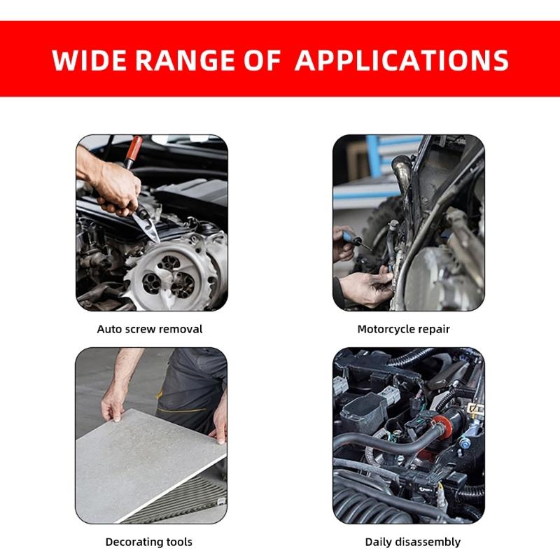 34Pcs Star Socket & Bit Set Electronic Safety Drill Driver Handheld Tool for Mechanics DIYer Enthusiasts Household Tasks