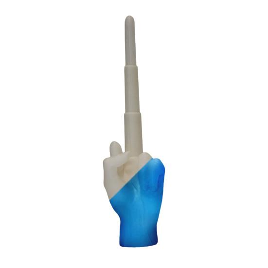 3D Printed Retractable Middle Finger Telescopic Middle Finger Figurine Stress Relief Toy Home Office Living Room Desktop Decoration Ornament Gag Gift