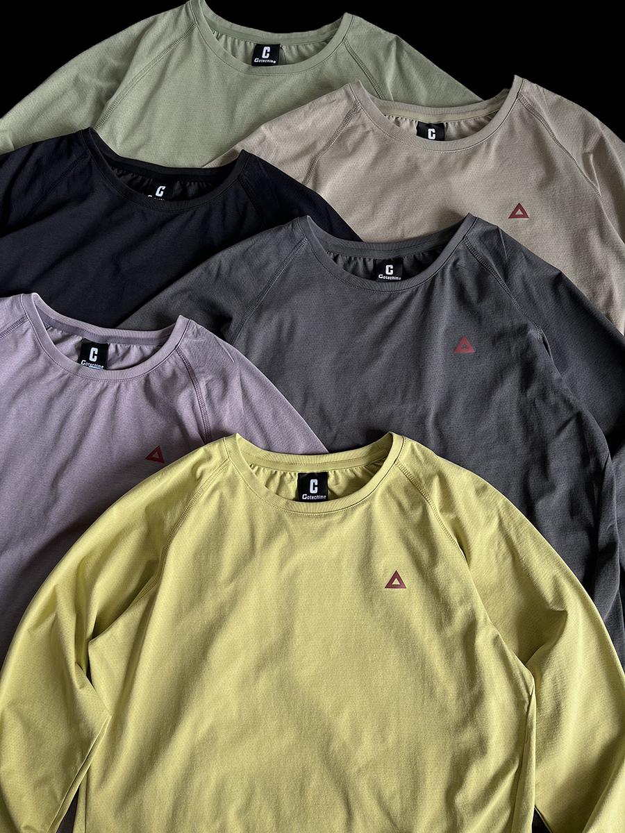 Japanese Style Quick-Dry Breathable Long Sleeve Cycling Tee M (100-120 Jin)
