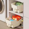 Cabinet Storage Box with Handle Kitchen High Cabinet Wall Cabinet High Storage Box Desktop Snack Sundry Storage Box