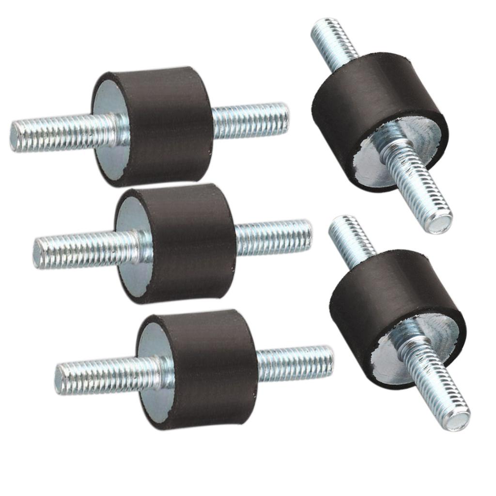5pcs New 15*20mm  M6 Anti Vibration Rubber Mounts Isolators Bobbins Silentblock