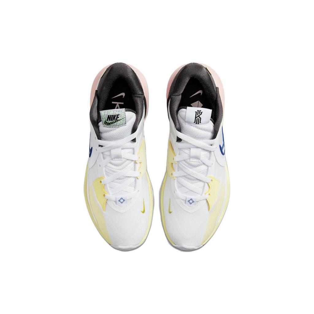 Nike Kyrie Low 5 Bílá/Hra Královská Pánské Tenisky Středně Popelavá/Citronově Tónovaná DJ6012-100