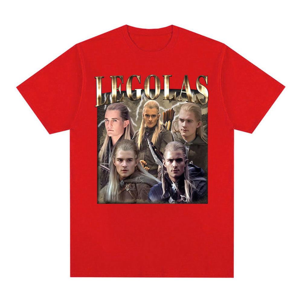 Limited Vintage Legolas Movie Inspired T-shirts Unisex Women Casual High Quality Cotton T-shirt Fashion Classic Oversized T Shirts S