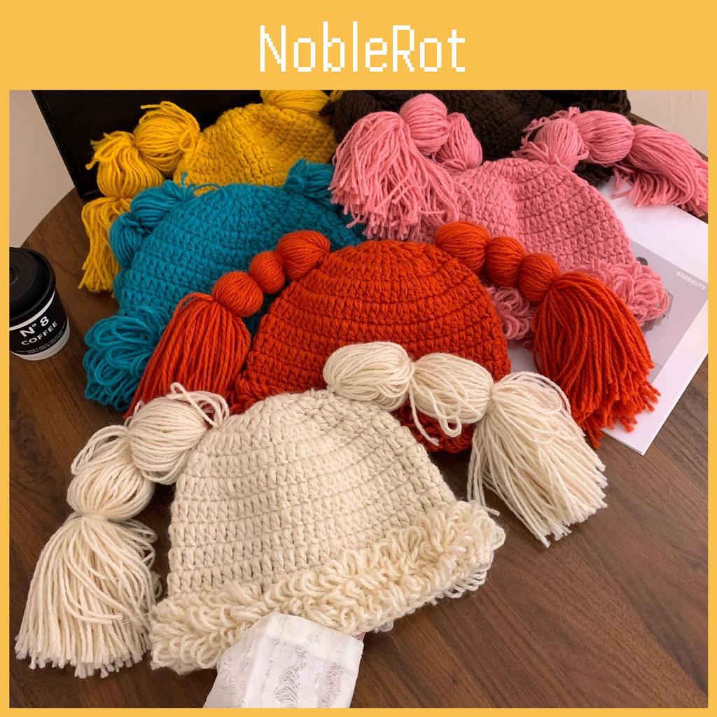 Warm And Cute Long Braided Knit Hat For Women In Beautiful Colors For Winter Comfort