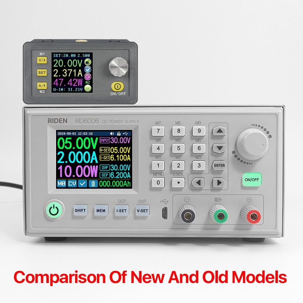RD6006 RD6006W USB WiFi DC Tegangan Rendah Saat Ini Modul Suplai Daya Buck Konverter Dapat Disesuaikan Multimeter 60V 6A