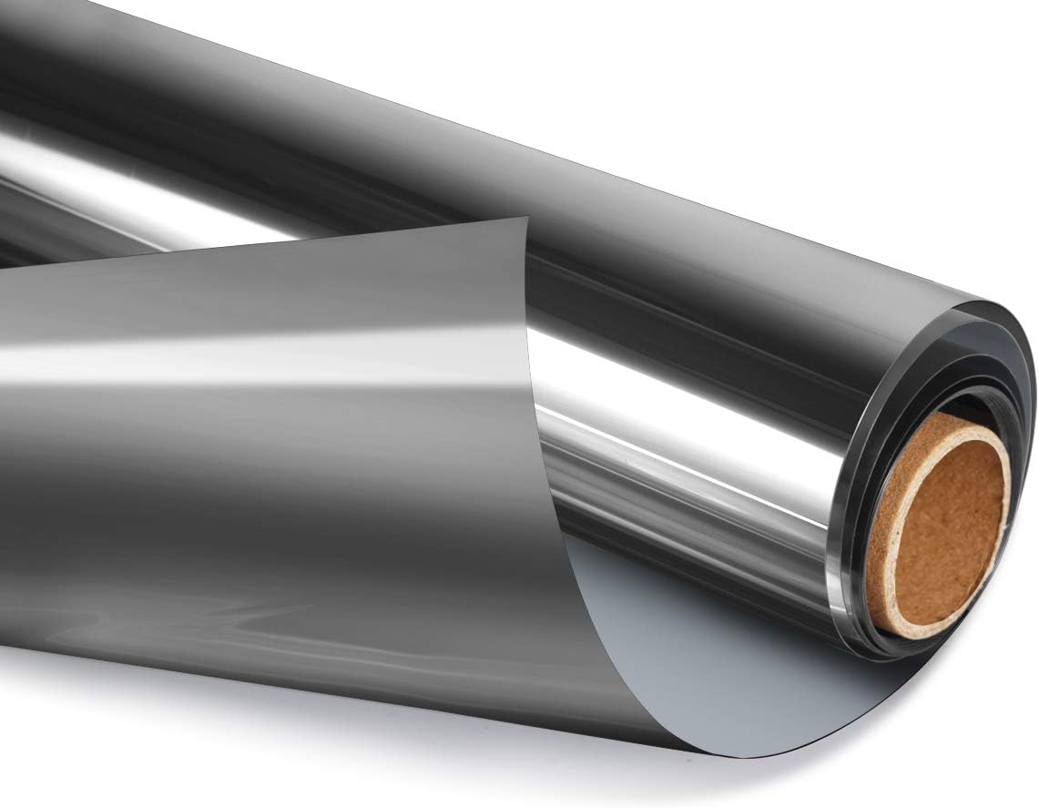 

Односторонняя пленка для защиты окон, теплоизоляционная пленка с защитой от ультрафиолета, отражающая зеркальная тонировка окон для дома, самоклеящиеся наклейки на окна 30x200 cm чёрный