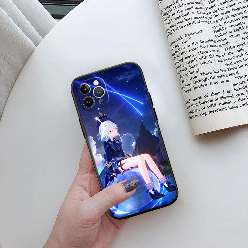 Genshin Impact Furina Phone Case for Motorola Moto Edge 60 60s 70 G86 G56 G54 E14 G04S G45 G54 G64 Pro Power Neo Fusion