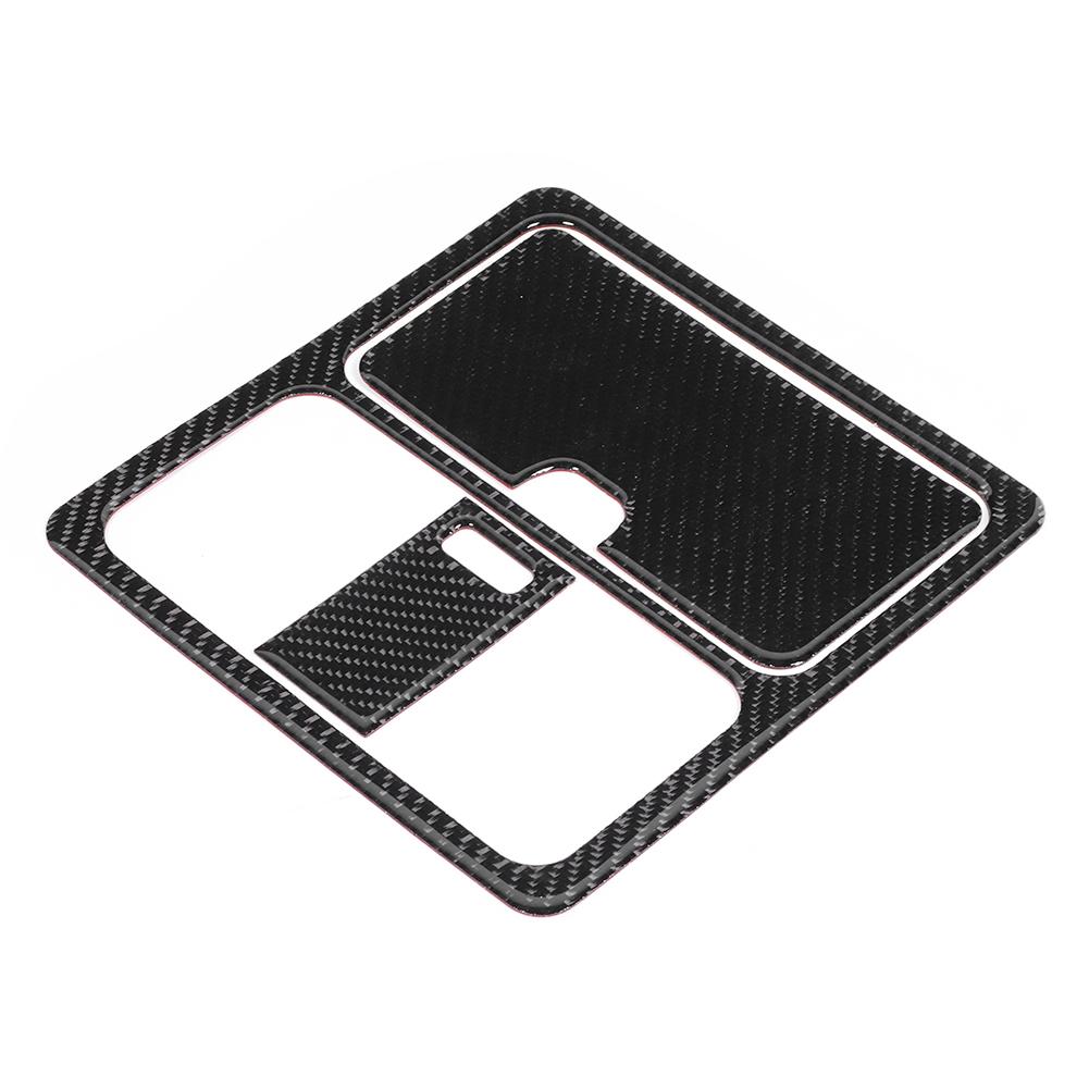 3Pcs Carbon Fiber Reading Light Panel Cover Modified Trim Fit for Nissan 350Z Hard Roof 2006 2009