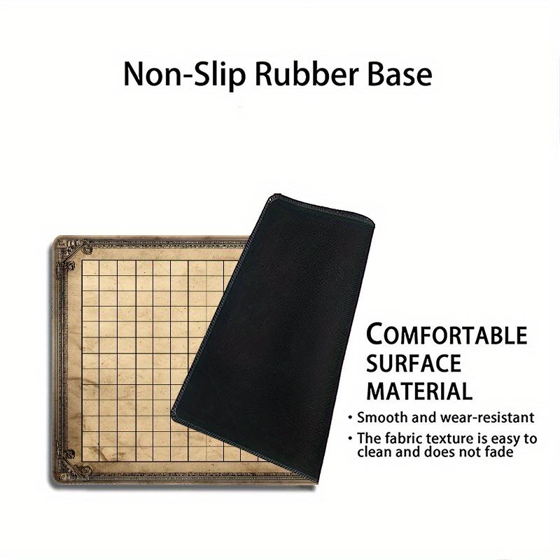 Vintage Grid Tabletop Game Mat Magic Party Game Mat Durable Rubber for Games 35X60cm Mouse Pad Offices Desk Mats Friendly Design