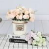 Colorful Simulation Hydrangeas Fade-Resistant Realistic Fake Flowers Table Ornaments DIY Artificial Plants
