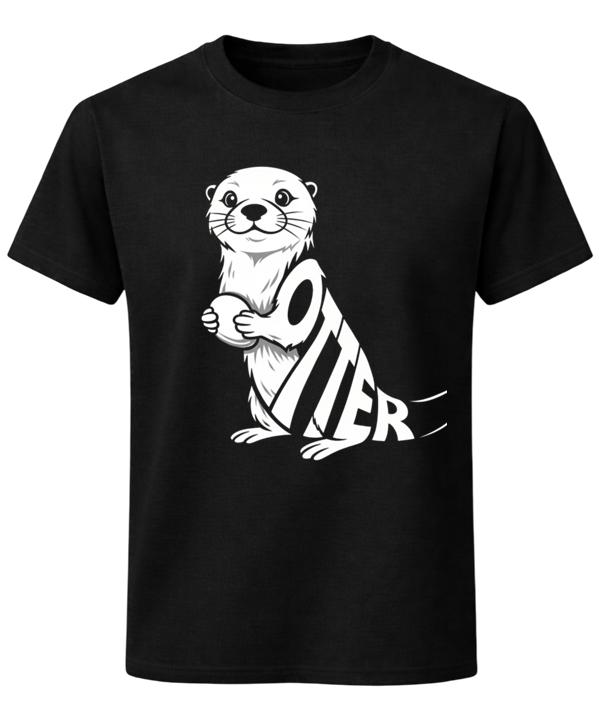 Otter Unisex T-Shirt Funny Animal Pun Wordplay Graphic Tee S