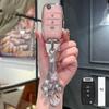 Car Key Case for Kia Rio Optima Sportage Sorento Soul Ceed Cerato Forte Seltos 3 Button Remote Key Cover Fob Crystal Pink Tpu
