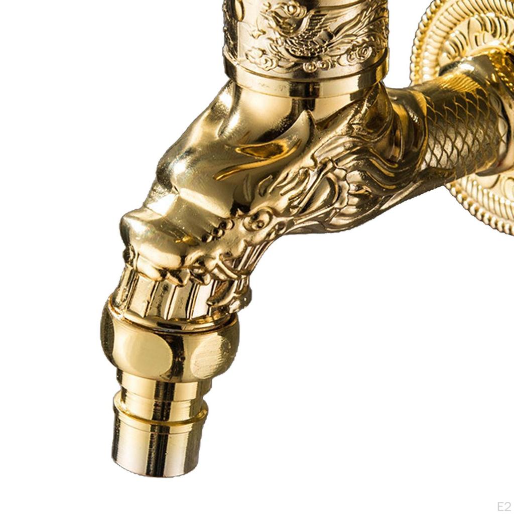 Laundry Bathroom Wall Mount Washing Machine Faucet Outdoor Garden Bibcock Tap Balcony Washer