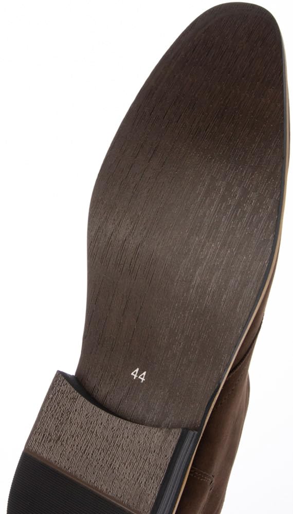 Shubeck Herren Kurzstiefel mit seitlichem Reißverschluss SPB016-5 DBR Wildleder