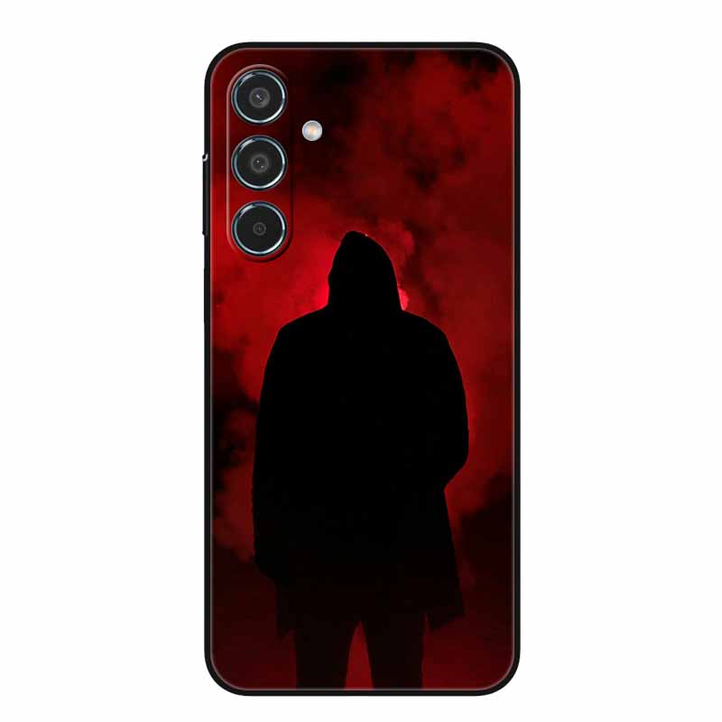 For Samsung Galaxy A55 5G Case Black TPU Silicone Soft Covers for SamsungA55 A 55 A15 A25 A35 5G Phone Shell A 15 4G Bumper Capa