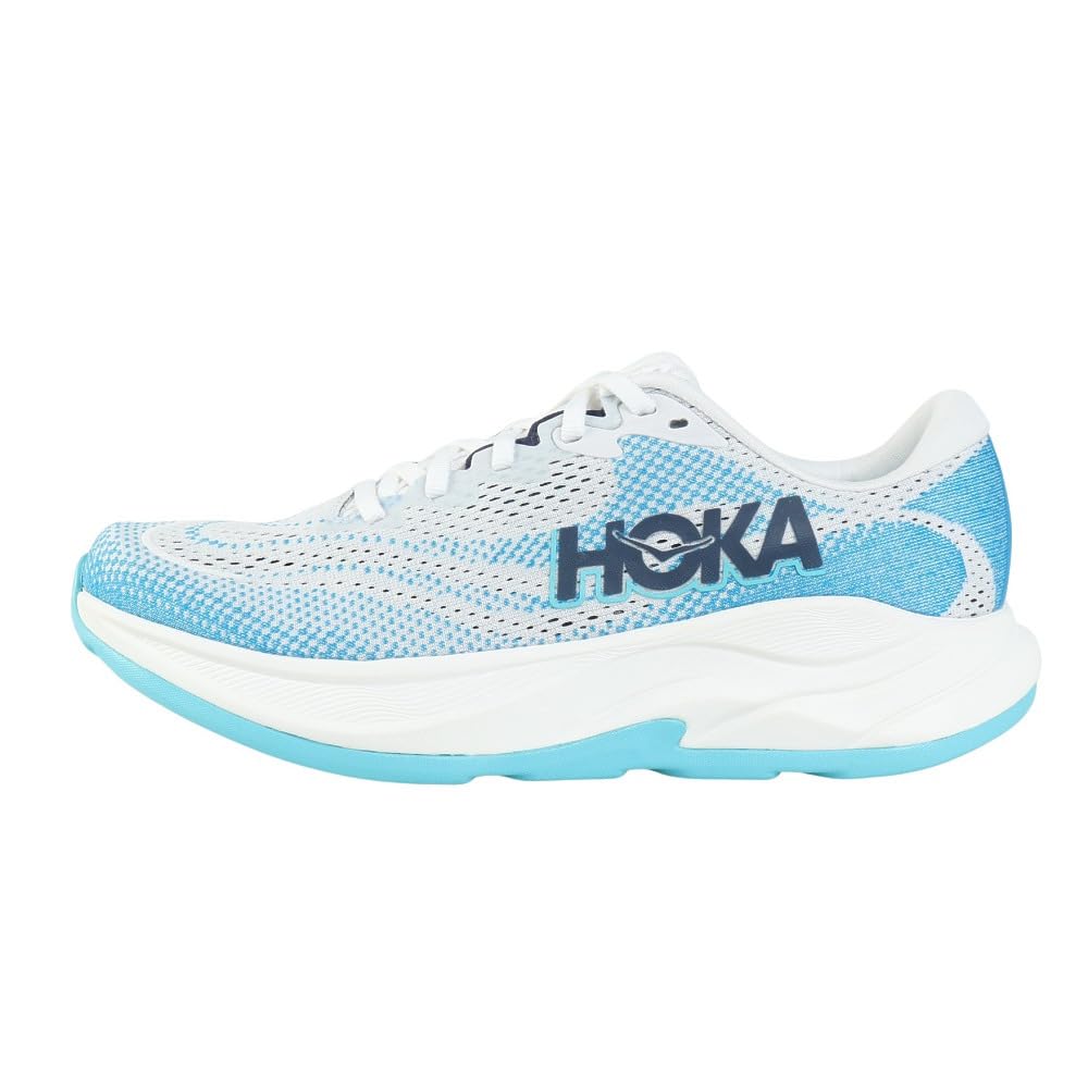 HOKA Rincon 4 Running Jogging x Size Shoes, Shoes, 1155130-FSK (White Blue, 25.5, Men's)