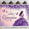 Party Backdrop Elegant Flat Quincea Weddings Coming Ceremonies Years Event Photo Background Front Door Decor