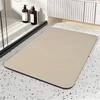 Quick Dry Diatomite Bath Mat PU Non Slip Floor Rug 60x40CM Bath Mat