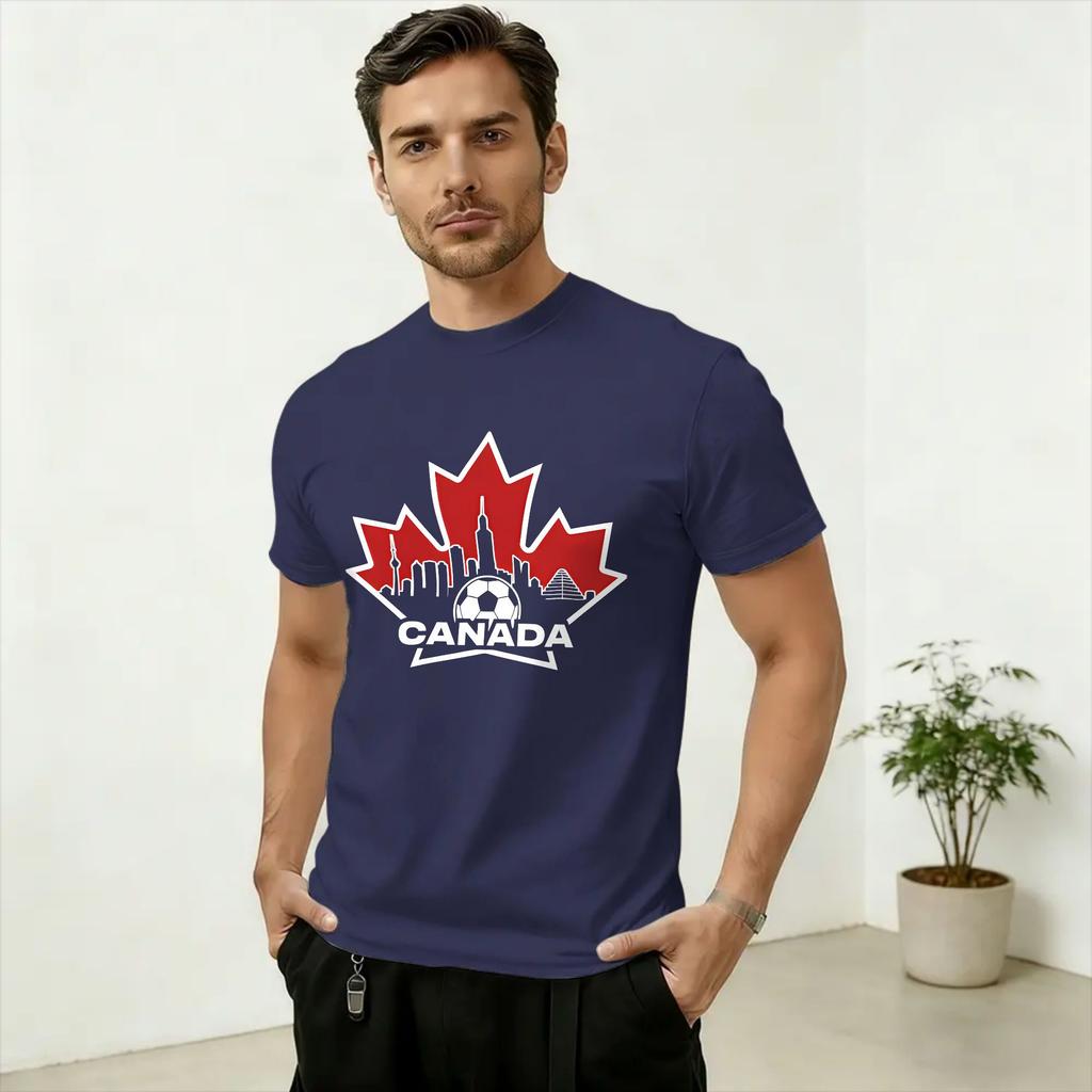 Unisex TShirts Soccer Football WM 2026 Crazy 100 Cotton Tees Short Sleeve T Shirt Crewneck Clothing Printed