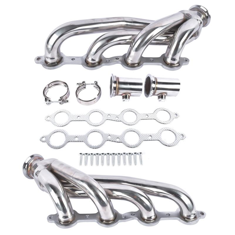 AP02 for 1960-1986 Chevy C10 Camaro GMC Chevrolet Silverado LS1 LS2 LS3 LS6 LS9 V8 4.8L 5.3L 5.7L 6.0L 6.2L LS Swap Header