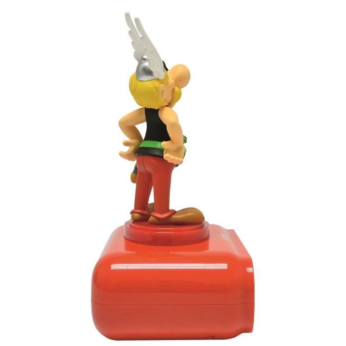 LEXIBOOK - Réveil veilleuse digital - Asterix - 3D lumineux et sonore - Enfant