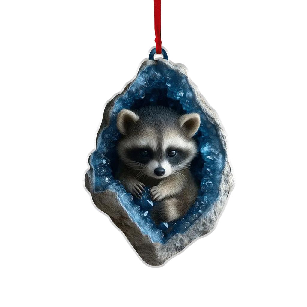 Animal Christmas Ornaments Christmas Ornaments Animal Acrylic Ornaments New Year Ornaments Christmas Pendants Standing On The Christmas Tree