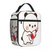 Bestselling Have A Drink! - Bubu Version 2 Nylon Texture Nylon Lunch Bag High School Lunch Box Bag
