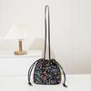 Borsa a secchiello monospalla con paillettes e coulisse: Borsa a tracolla versatile 2026 per donna - Alla moda, leggera, di lusso.