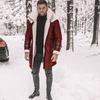 2021 New Men's Fur-Lined Suede Coat In Black - Five Stylish Models