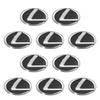 MVTT4 10Pcs Car Remote Key Sticker Aluminum Emblem Decoration Decal For Lexus IS250 IS200 CT200h GS300 LS430 RX450h LX570 IS300 ES RX