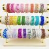 Set di Braccialetti Colorati con Perline di Riso 10/15/20/30/40 Pezzi per Donne Colore Caramella Gioielli Charms per Vacanze Estive Regalo per Ragazze