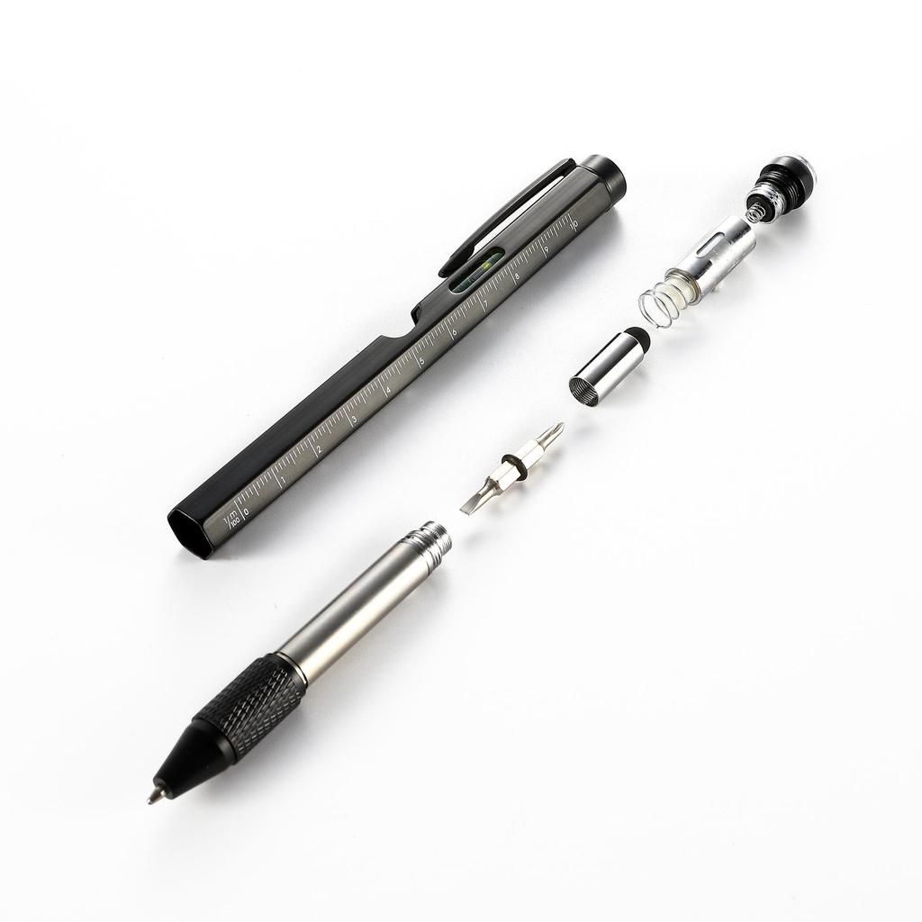 9-in-1 Multifunctional LED Light Pen: Bottle Opener, Stand, Stylus, Metal Ballpoint - Perfect Christmas Gift