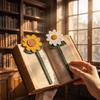 Soft Page Marker Floral Patterns Long Bookmark Beautiful PU Bookmark  Writers