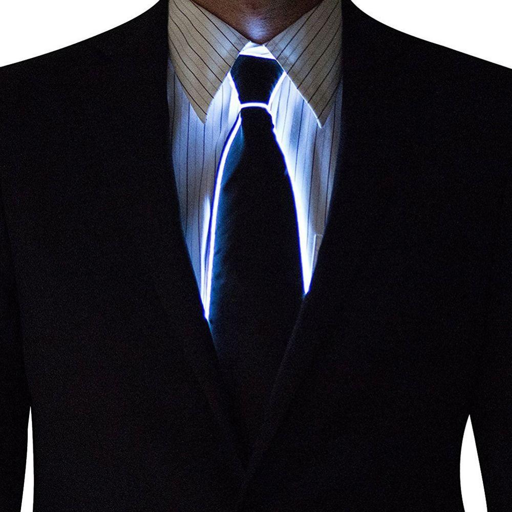 Fashion For Women Business Wedding Suits Party For Men Glowing Tie Neck Ties LED Tie Luminous Tie