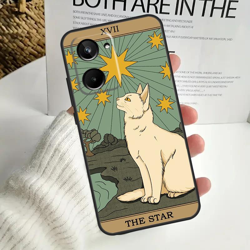 Cats Tarot Witchcraft For Realme 15 10 11 12 13 14 Pro Plus C65 C67 C63 C61 C55 C51 C53 C35 C75 GT6 GT7 Pro Case