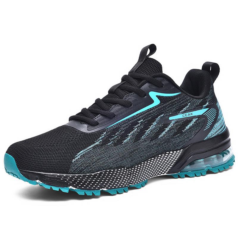 Summer Large Size New Breathable Mesh Men's Shoes Marathon Non-slip Shock-absorbing Air Cushion Sports Shoes Casual Running Shoes