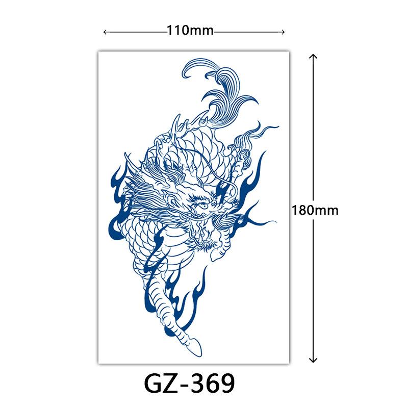 Kräuter-Tattoo-Aufkleber, Saft-Tattoo-Aufkleber, Englischer Buchstabe Semi-permanente Tattoo-Aufkleber Tattoo