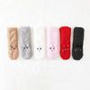 Plush Floor Socks Embroidery Fleece Sock Women Cute Sleeping Socks  Home
