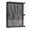 3D Pin Art Board Spielzeug Hand Sensorisch Silber Große Größe 3D Pin Skulptur Board für Kinder Erwachsene