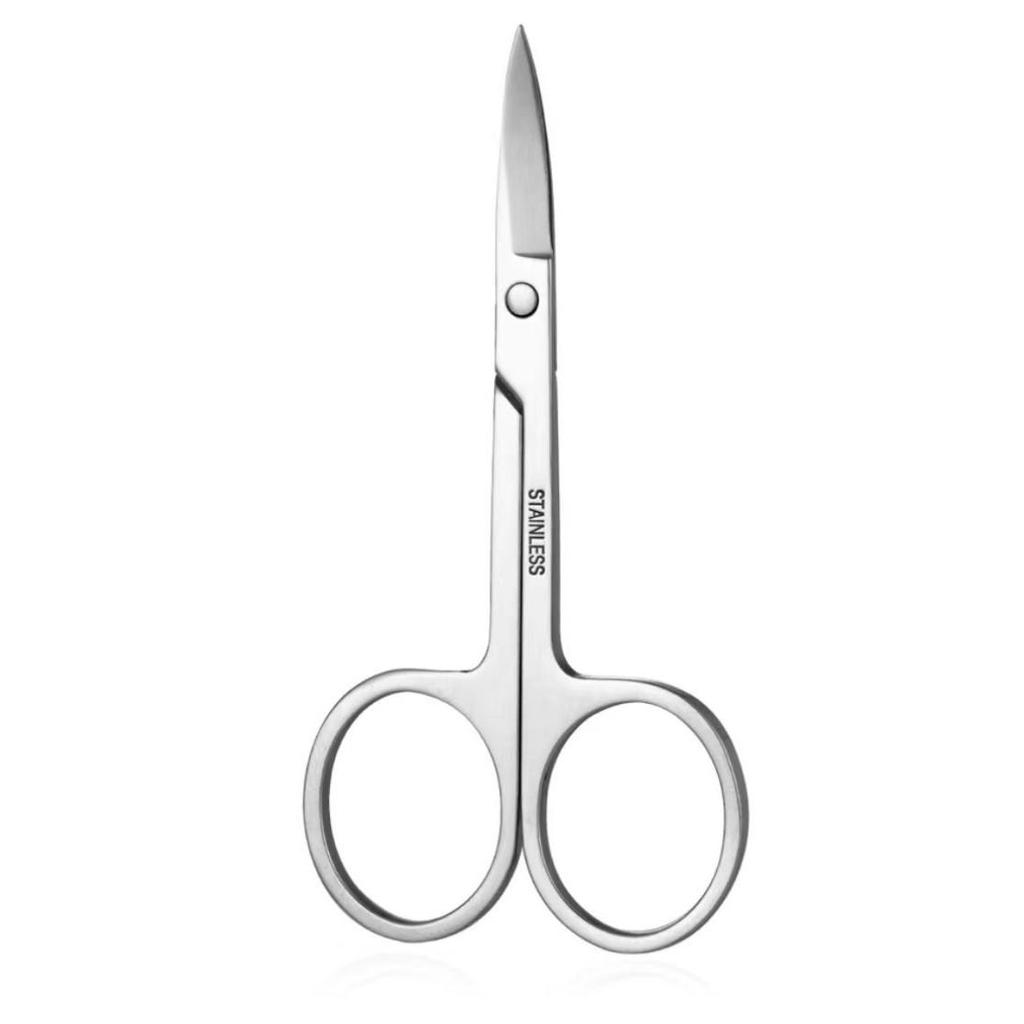 Stainless Steel Eyebrow & Nose Hair Scissors - Trimming, Round & Pointed Heads, Beauty & Makeup Scissors