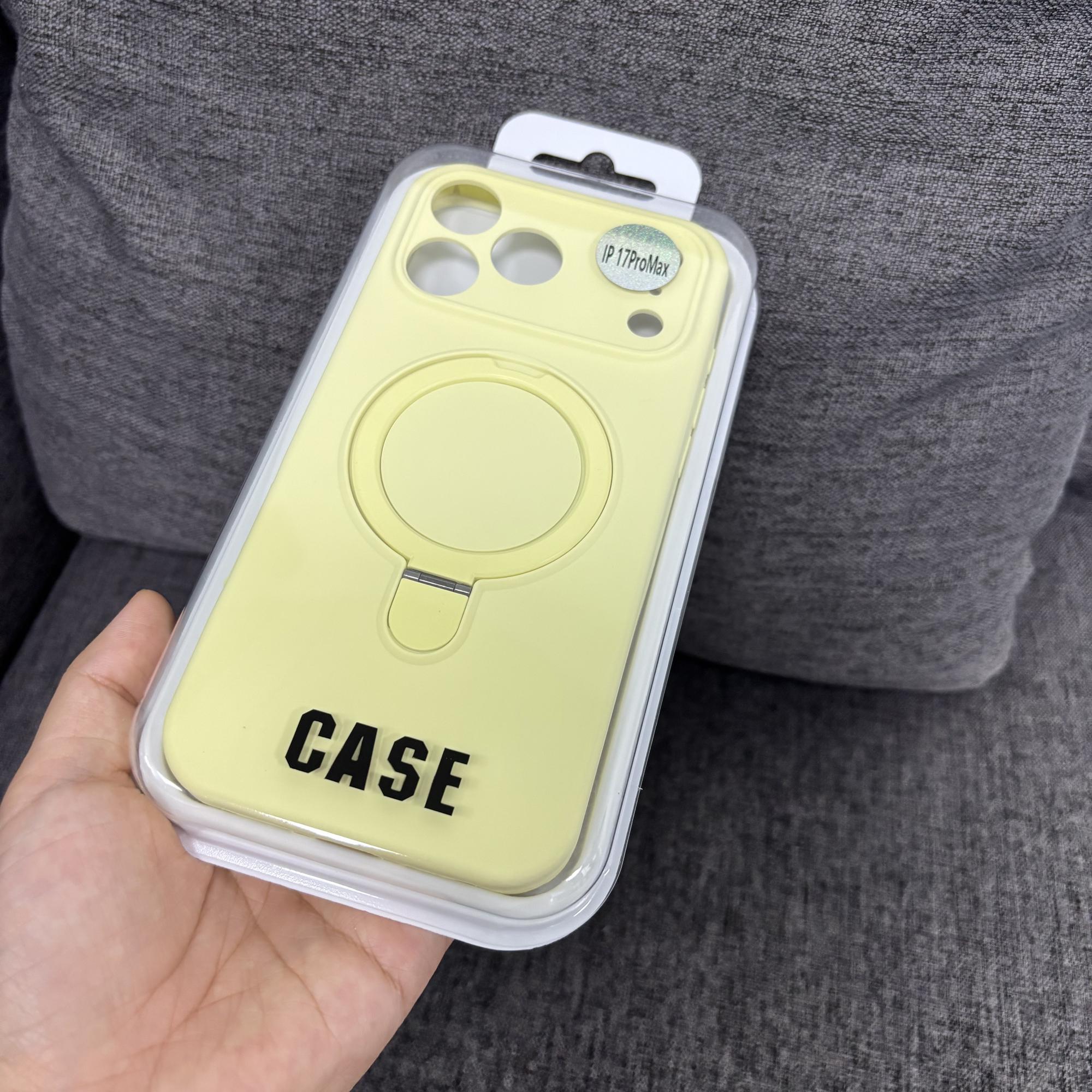 

Жидкий силиконовый чехол для iPhone 17 16 15 14 13 12 11 Pro Plus Max Air Magsafe Металлическая подставка Защита объектива Полная защита Тонкий чехол-накладка iPhone 17 Pro Max