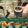1/2 Pezzi Tazza da Tè Yerba Mate Set di Tazze Yerba Mate in Acciaio Inossidabile 230ml/240ml Tazze da Tè Caffè Tazza da Tè a Doppio Strato per Casa Ufficio