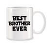 Luxury Ceramic Original Funny Coffee Cups and Mugs Best Brother Ever Mug Beer Cup Cups for Cafe Personalized Gift Drinkware Tea